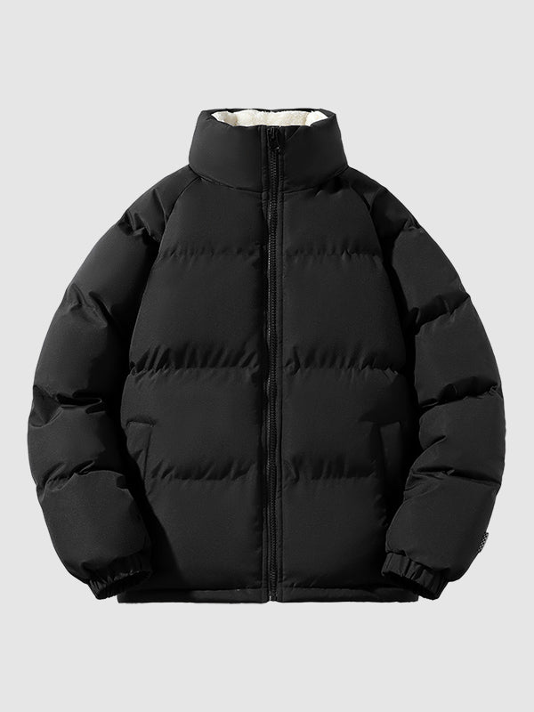 ModeGeist | Gepolsterte Jacke Teddy-futter Warm und Winddicht