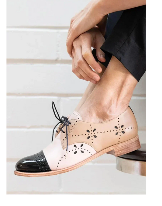 MODEGEIST Damen Loafer zweifarbig klassisch