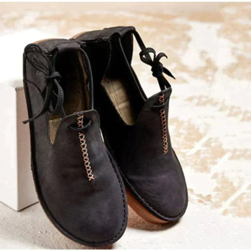 Exklusive Damenschuhe aus Leder für den Herbst