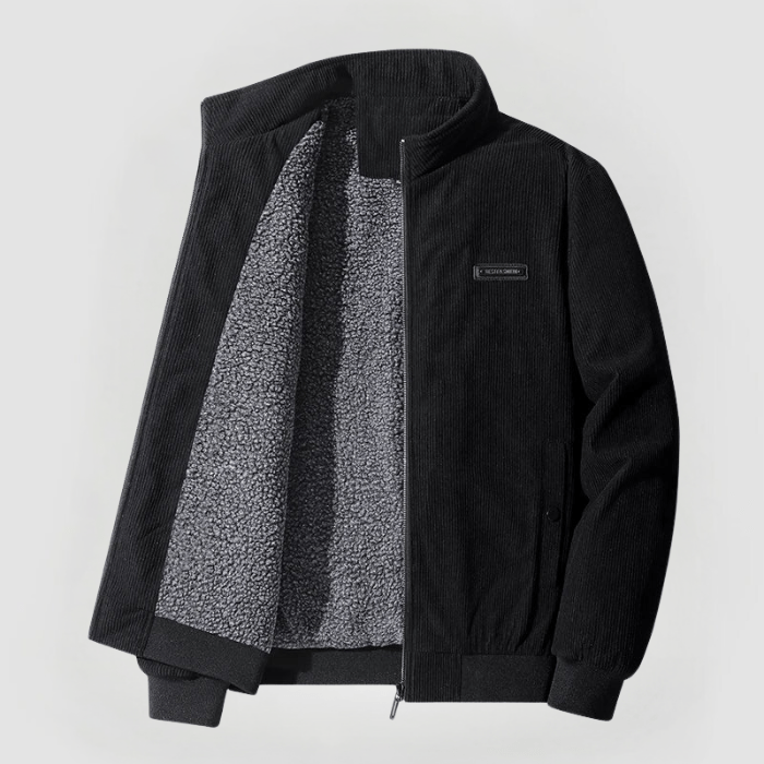 ModeGeist | Corduroy-jacke mit Teddyfutter Warm und Komfortabel Ideal für Kaltes Wetter
