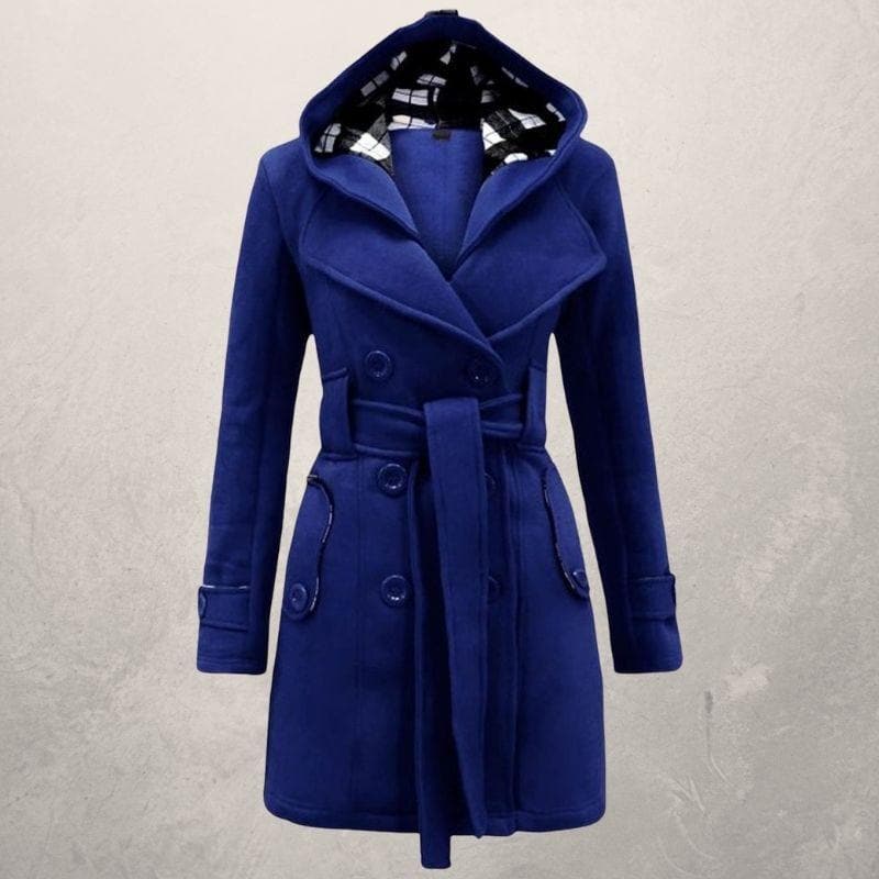 ModeGeist | Warme Winter Mantel - Taillengürtel