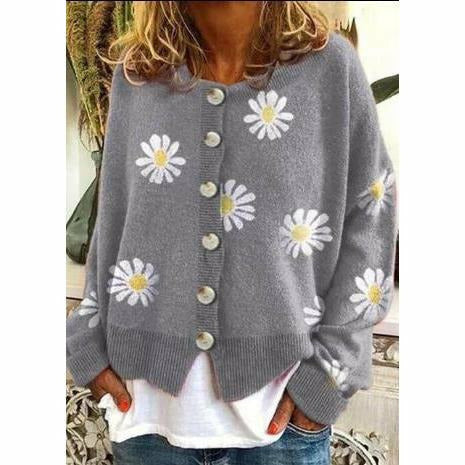 ModeGeist | Bedruckter Strickmantel