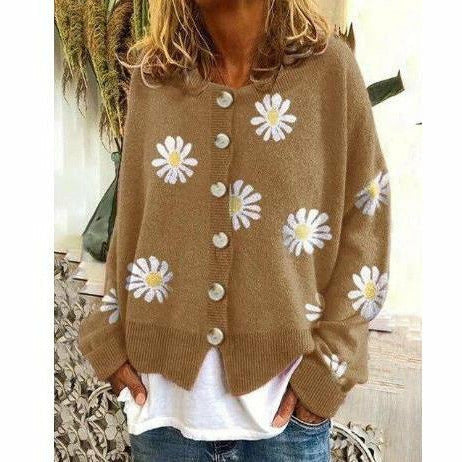 ModeGeist | Bedruckter Strickmantel