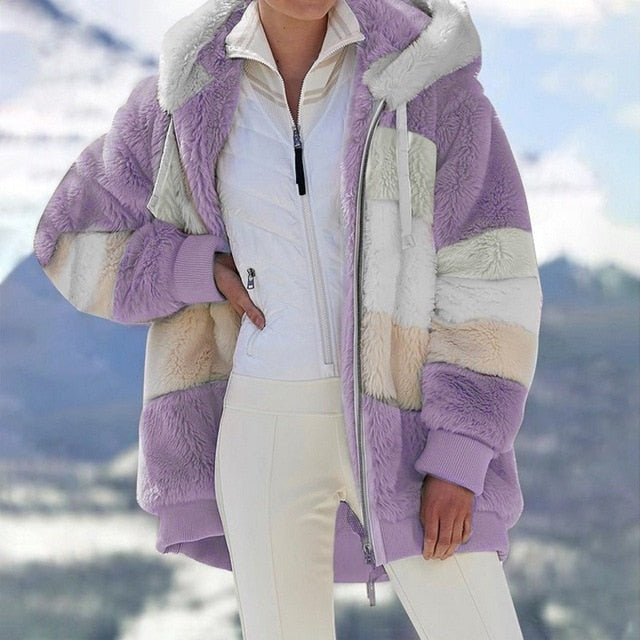 ModeGeist | Fleecejacke mit Kapuze