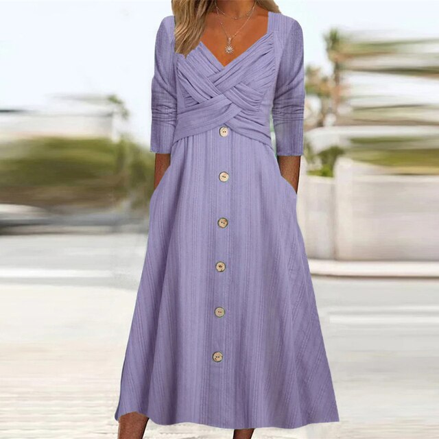 Langärmliges A-Linien Kleid von Paula®
