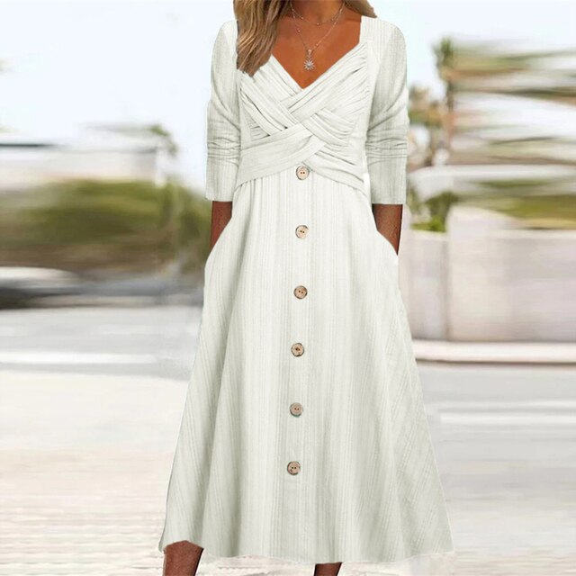 Langärmliges A-Linien Kleid von Paula®