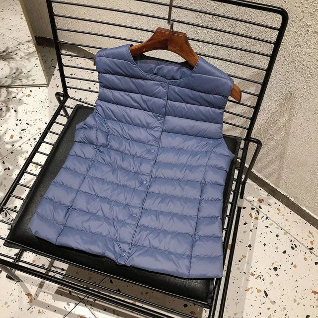 ModeGeist | Warme Stepp Weste Damen