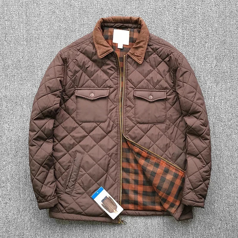 ModeGeist | Lange Wasserjacke mit Verstellbarem Bund Ohne Kapuze für Damen Ideal für Herbst Winter
