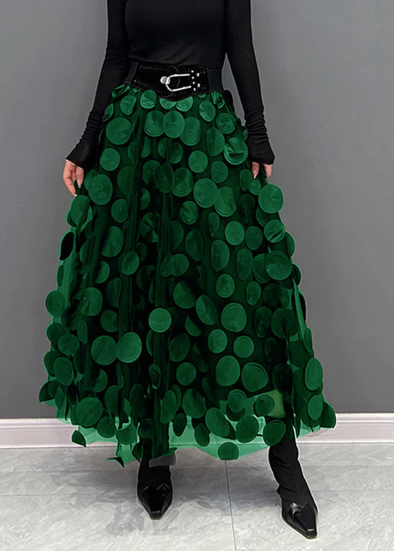 ModeGeist | Schicker Rock aus Polka Dot und Tüll Patchwork