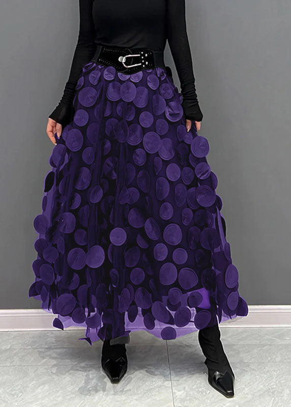 ModeGeist | Schicker Rock aus Polka Dot und Tüll Patchwork