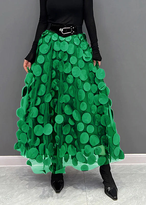 ModeGeist | Schicker Rock aus Polka Dot und Tüll Patchwork