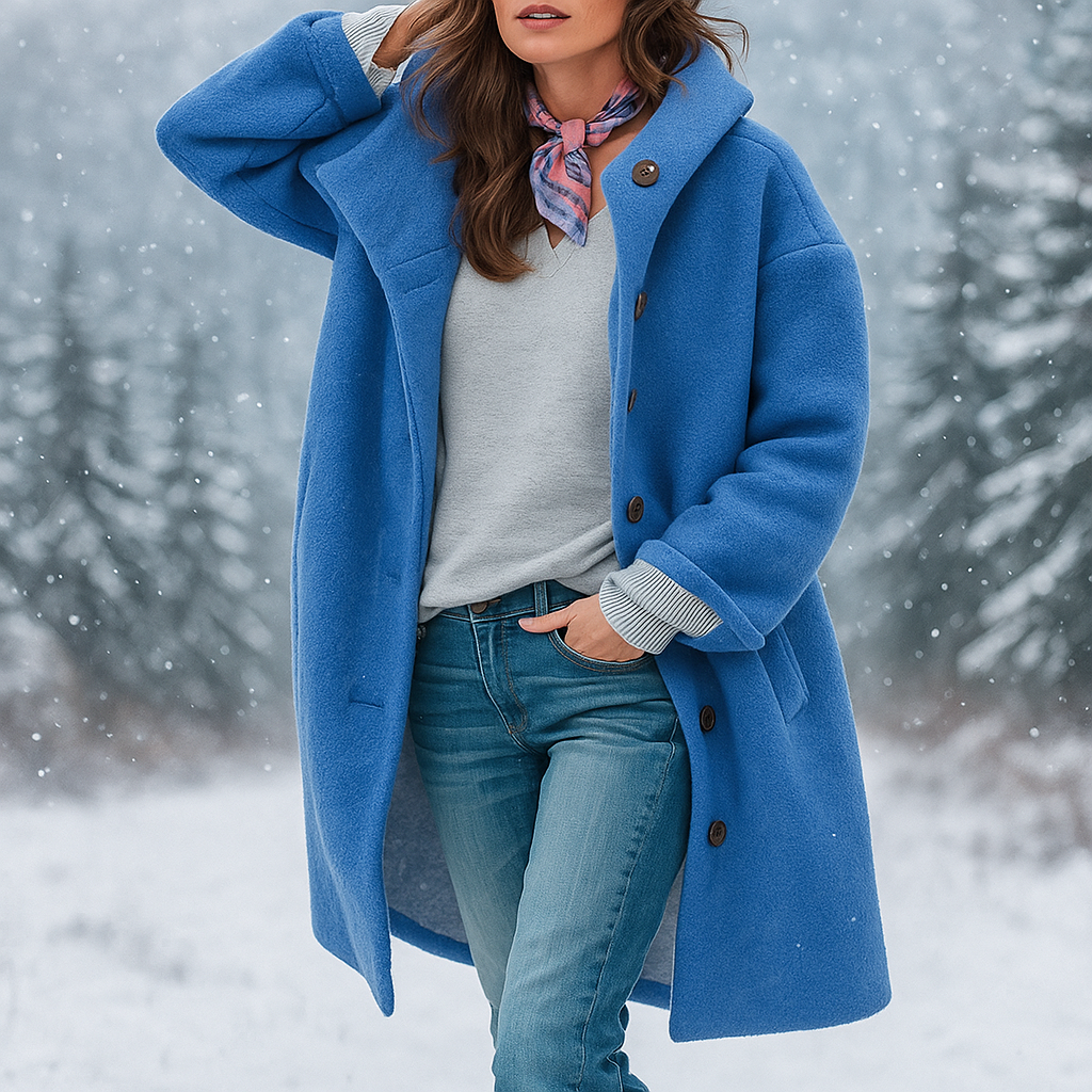 ModeGeist | Hochwertiger, lässiger Wintermantel für Frauen Alexia
