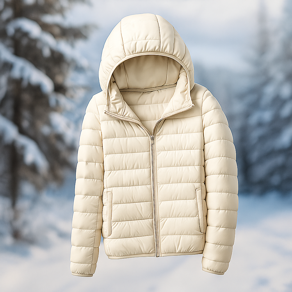 ModeGeist | Leicht wattierte Jacke mit vielseitiger Kapuze Nora