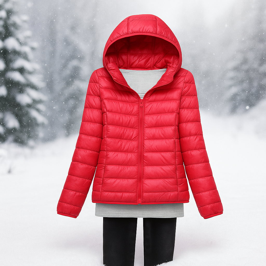 ModeGeist | Leichte gepolsterte Jacke mit vielseitiger Kapuze