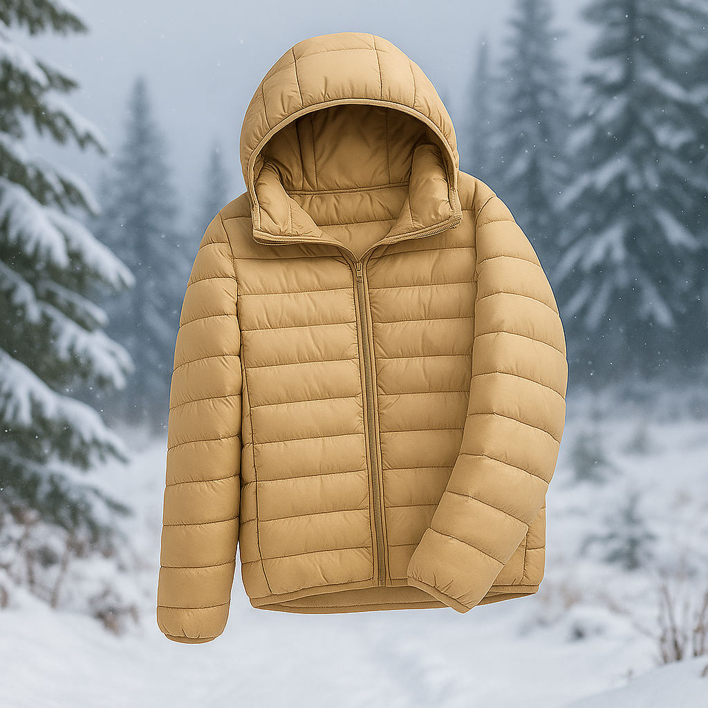 ModeGeist | Leicht wattierte Jacke mit vielseitiger Kapuze Nora