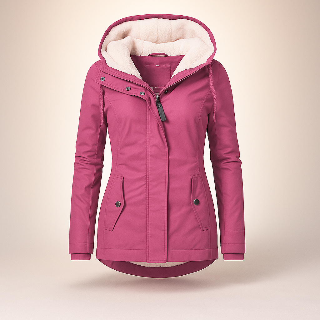 ModeGeist | Fleecejacke mit verstellbarer Kapuze