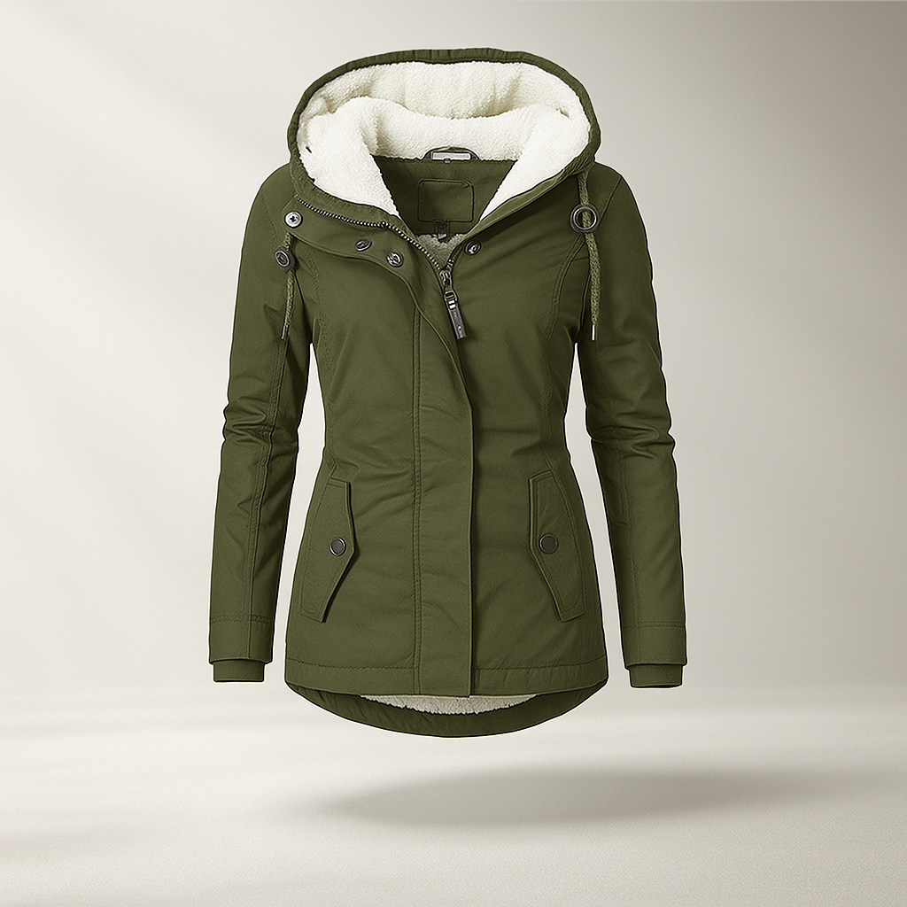 ModeGeist | Fleecejacke mit verstellbarer Kapuze