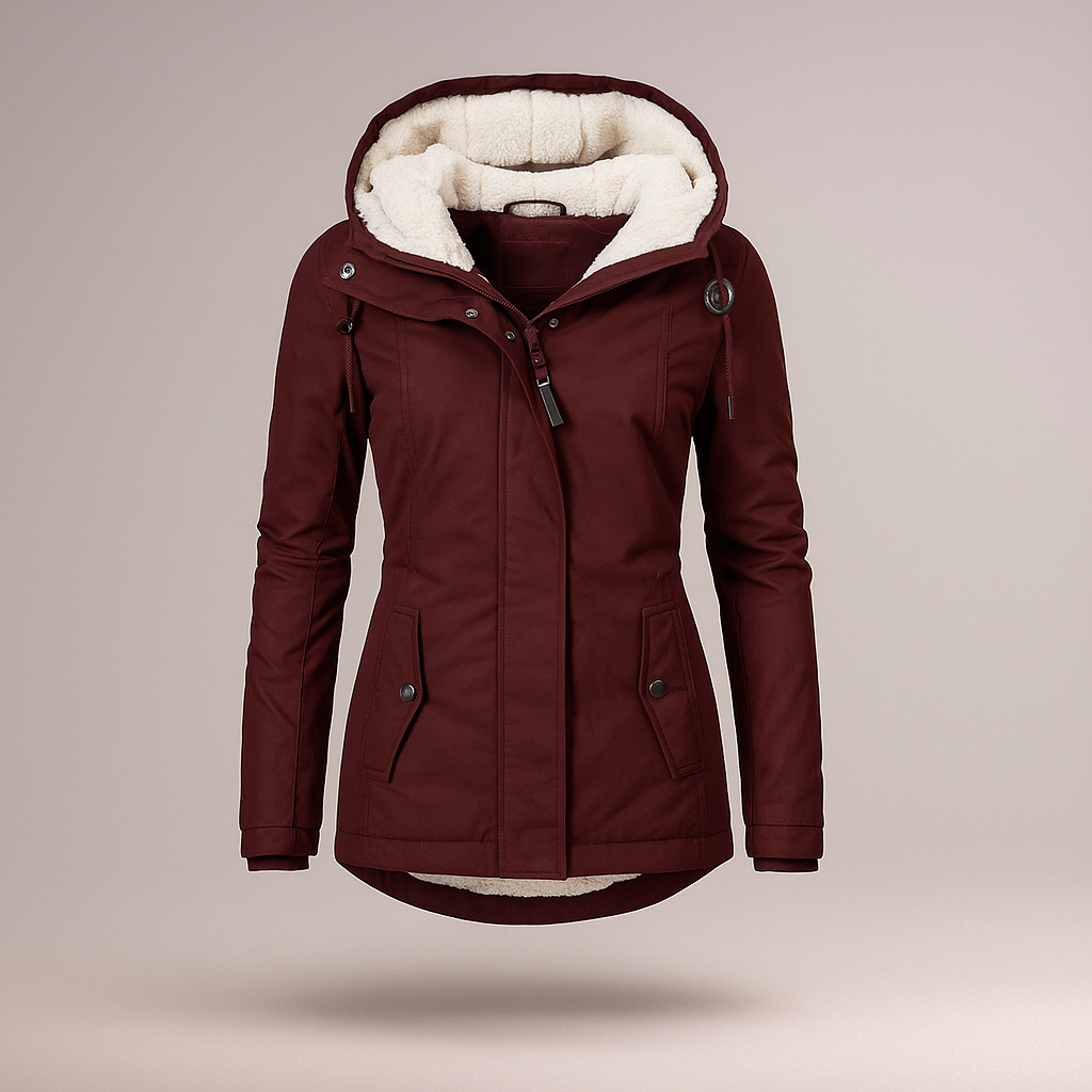 ModeGeist | Fleecejacke mit verstellbarer Kapuze