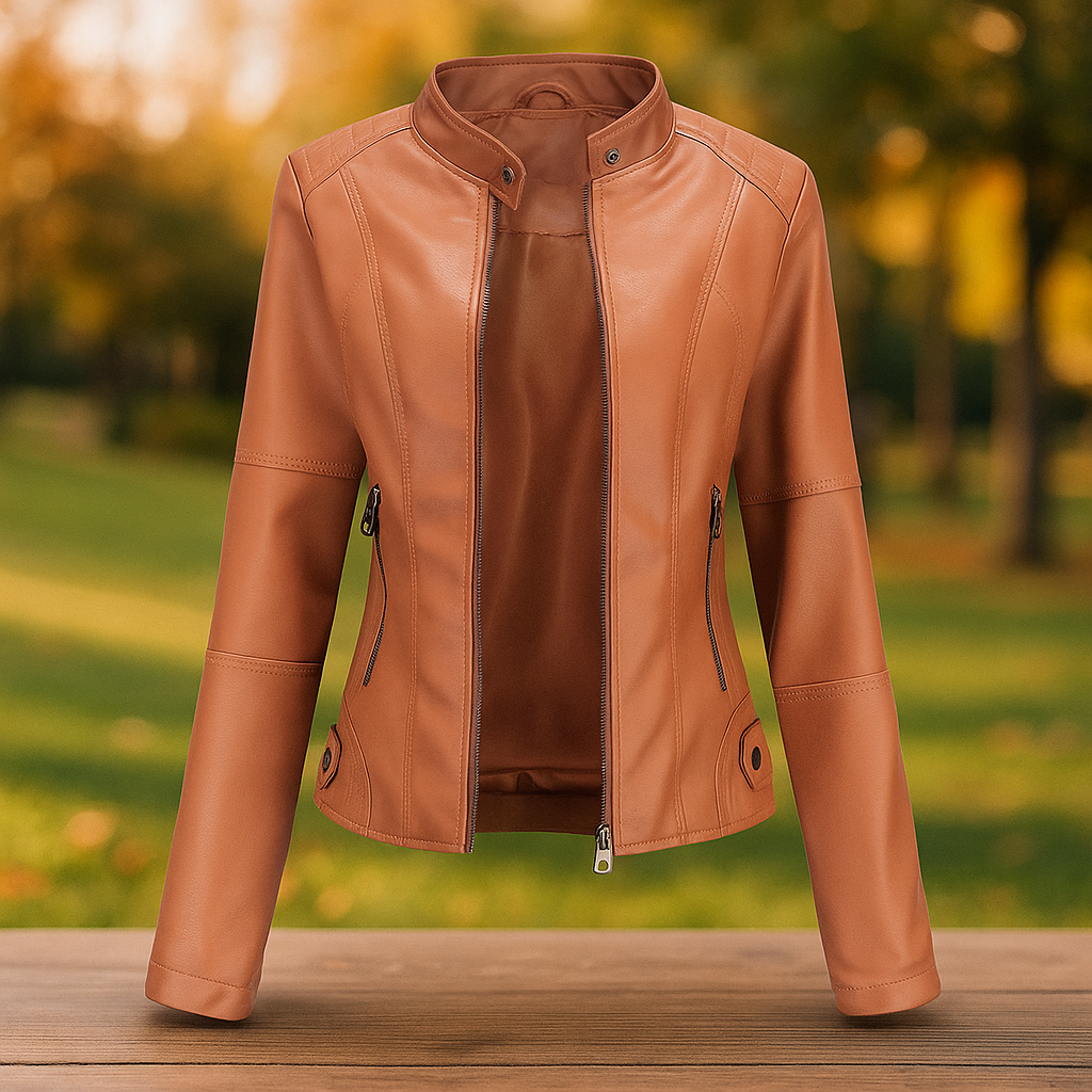ModeGeist | Biker-Lederjacke für Damen Annelise