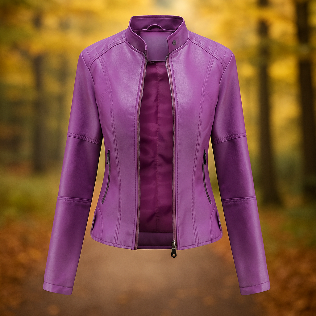 ModeGeist | Biker-Lederjacke für Damen Annelise