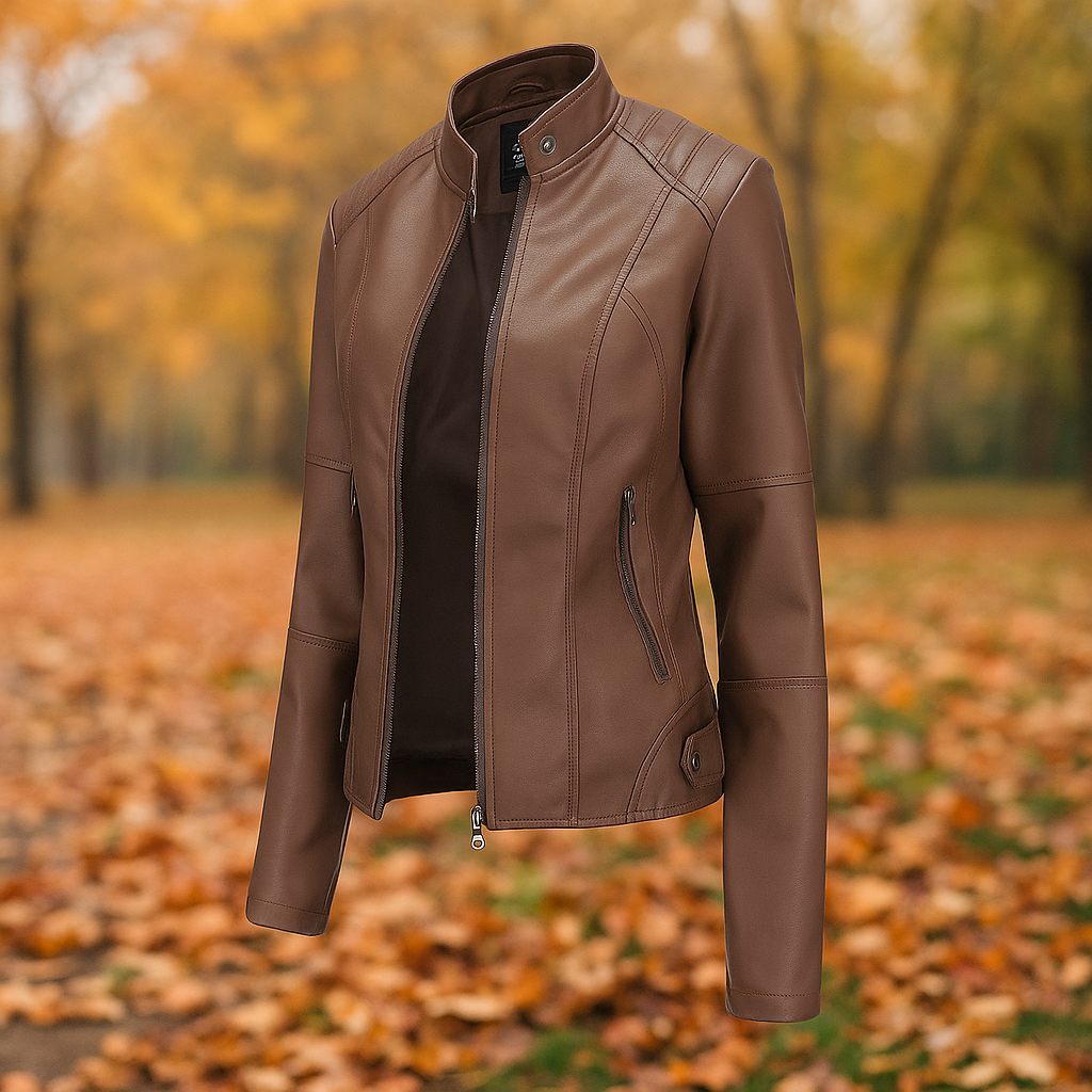 ModeGeist | Leder Bikerjacke für Damen