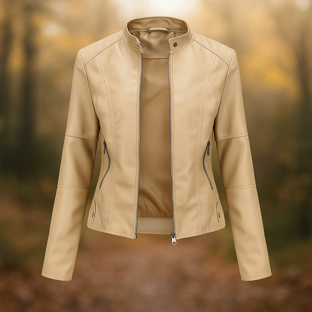 ModeGeist | Leder Bikerjacke für Damen