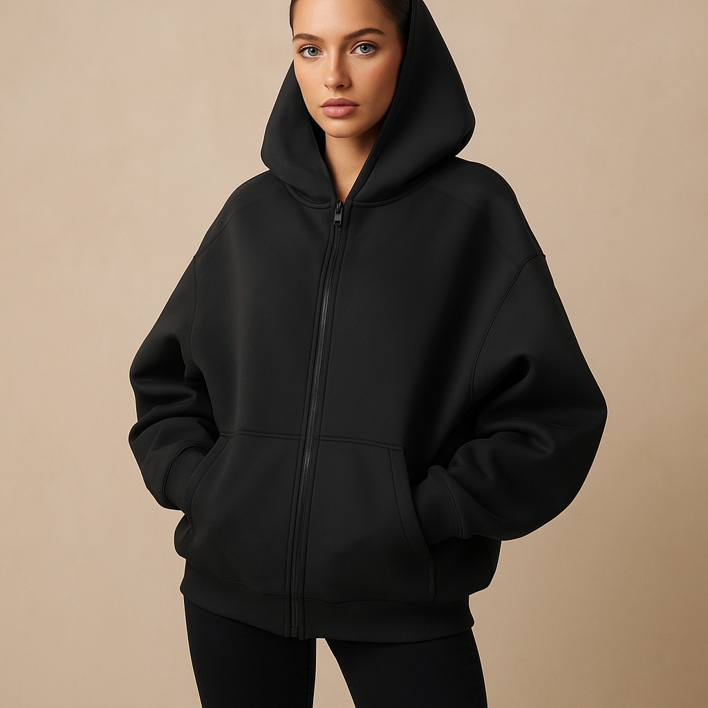 ModeGeist | Oversized Damenhoodie mit Kapuze