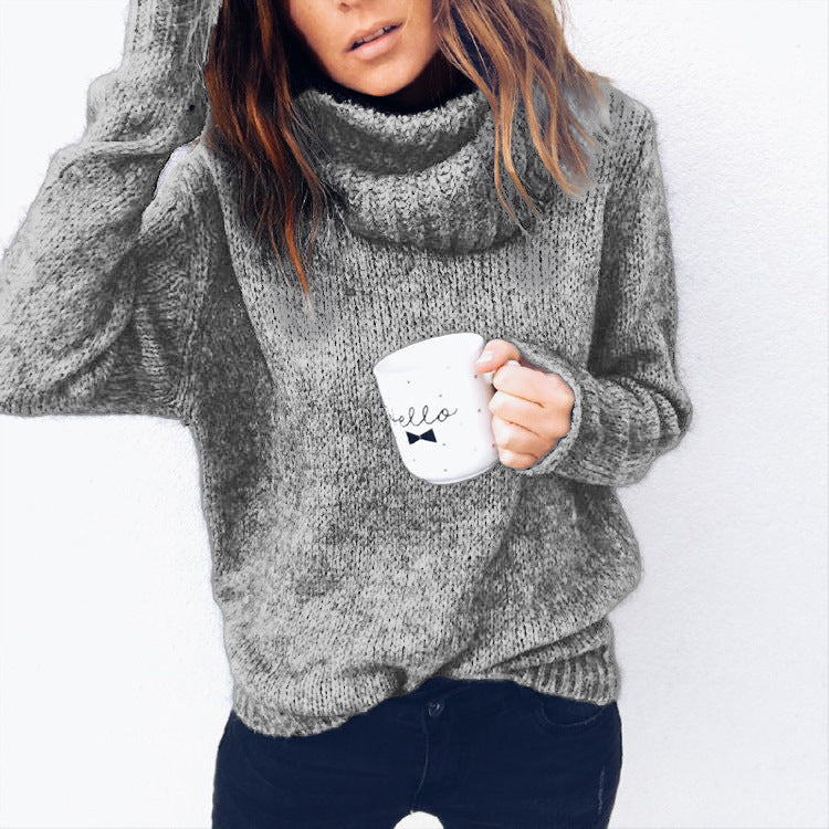 Damen Kuscheliger Rollkragenpullover aus weichem Strick ModeGeist
