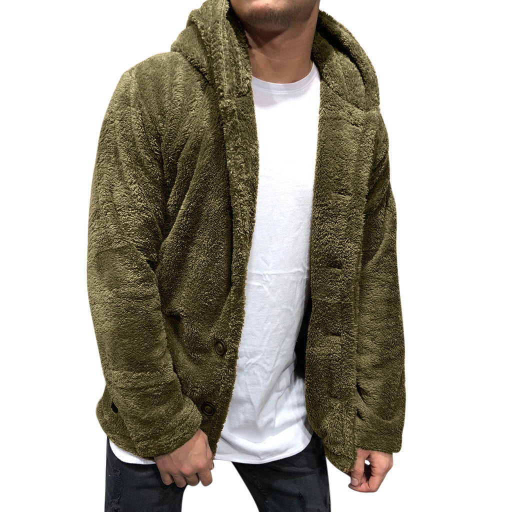Herren kuschelige Fleecejacke ModeGeist