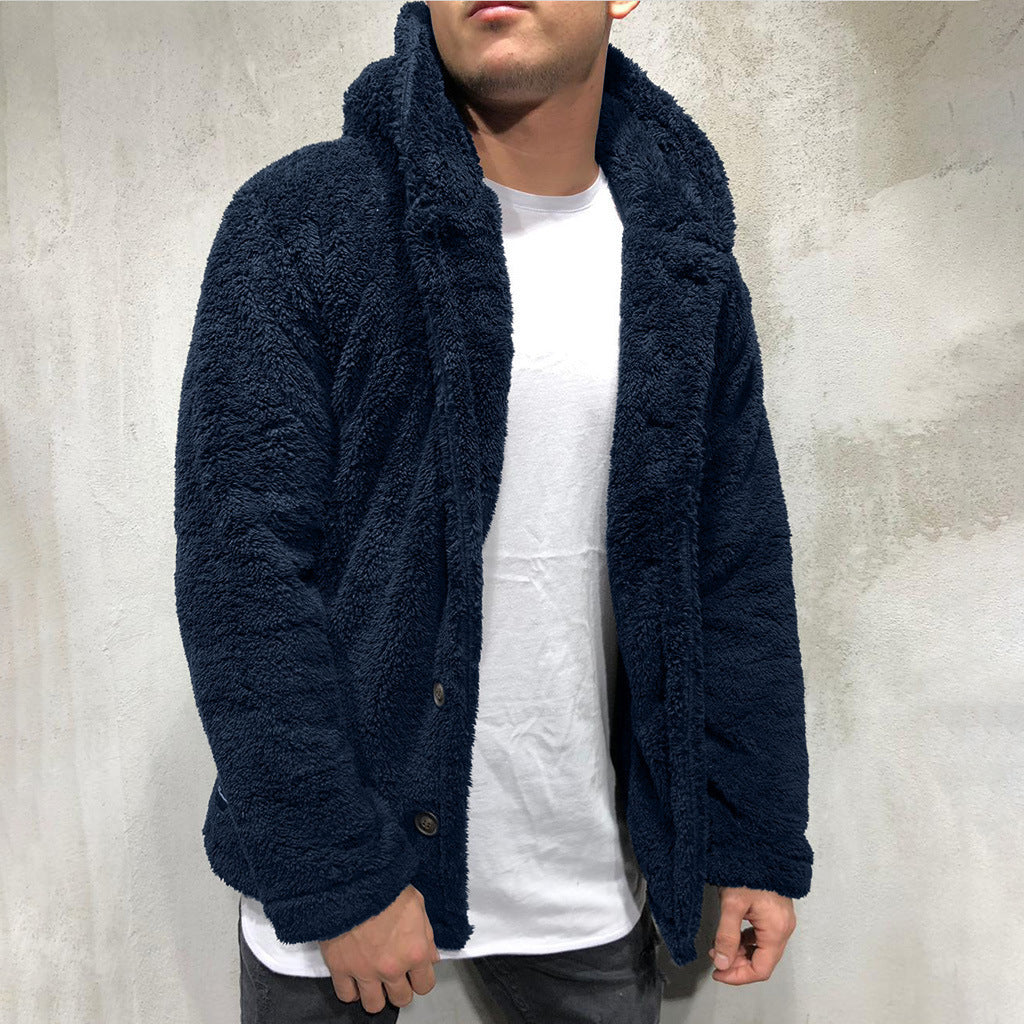 Herren kuschelige Fleecejacke ModeGeist