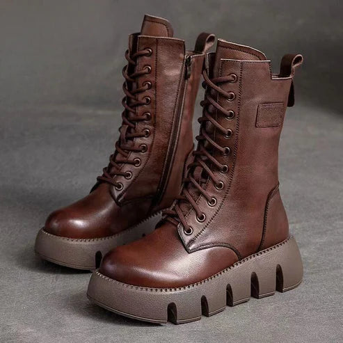 ModeGeist | Dick-Sohlige Vintage-Stiefel