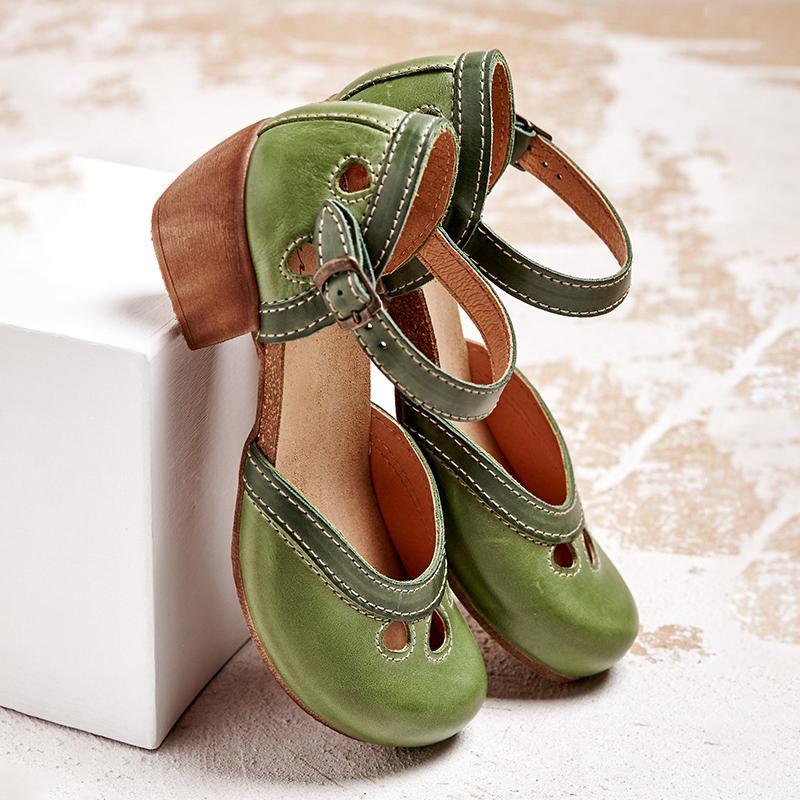 MODEGEIST Damen Orthopädische Sandalen Niedriger Absatz Komfort
