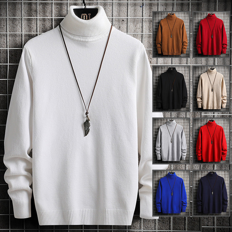 Herren Rollkragenpullover aus hochwertiger Strickware mit lässiger Passform ModeGeist