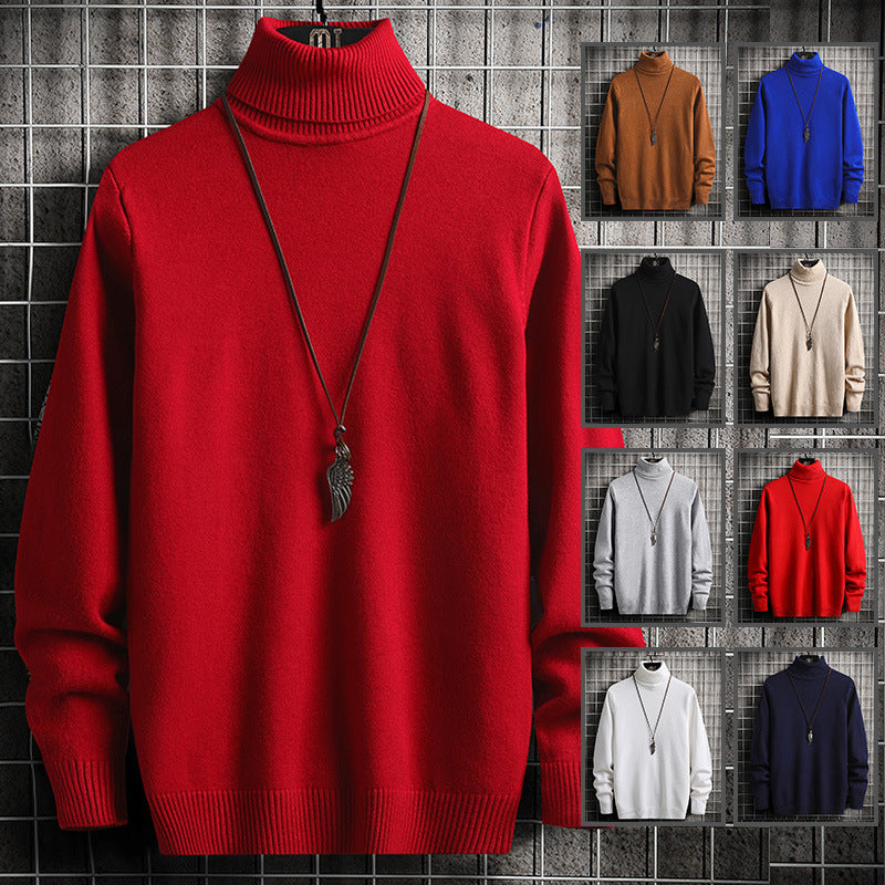 Herren Rollkragenpullover aus hochwertiger Strickware mit lässiger Passform ModeGeist