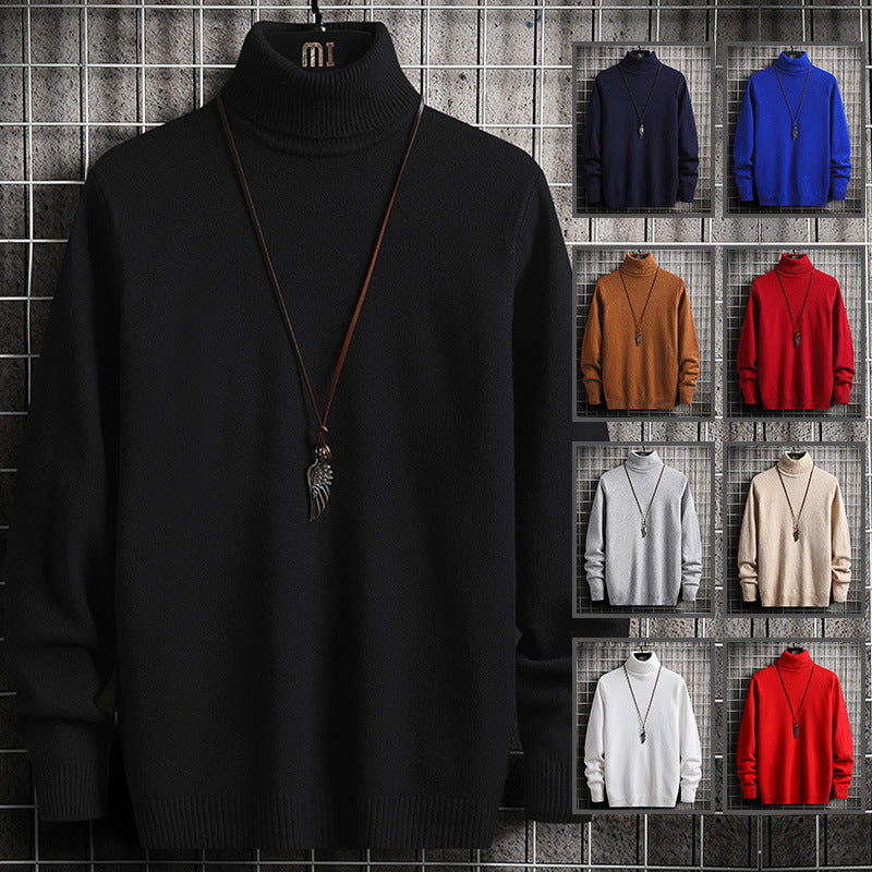 Herren Rollkragenpullover aus hochwertiger Strickware mit lässiger Passform ModeGeist
