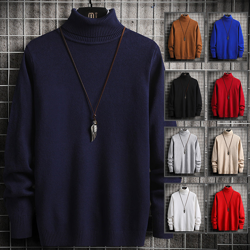 Herren Rollkragenpullover aus hochwertiger Strickware mit lässiger Passform ModeGeist