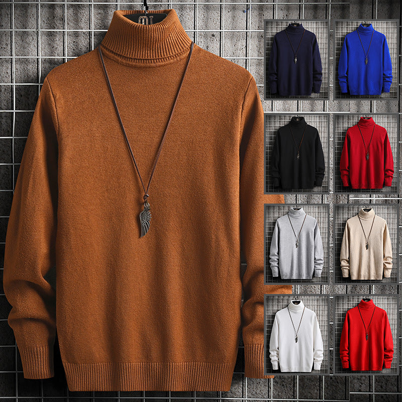 Herren Rollkragenpullover aus hochwertiger Strickware mit lässiger Passform ModeGeist