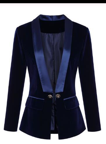 Damen Blazerjacke mit glänzenden Akzenten und strukturiertem Schnitt ModeGeist