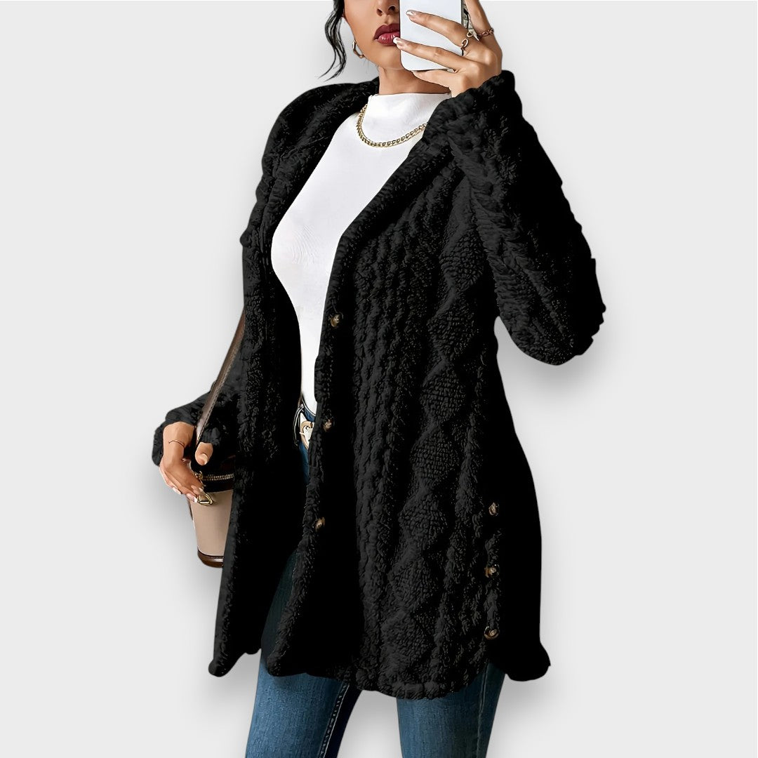 ModeGeist | Plüsch-Hoodie-Cardigan-Pullover