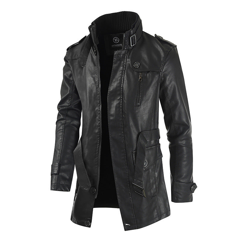 Herren modische und strapazierfähige jacke mit hohem Kragen ModeGeist
