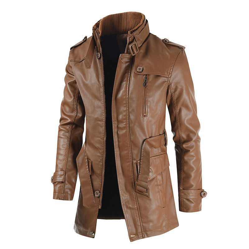 Herren modische und strapazierfähige jacke mit hohem Kragen ModeGeist