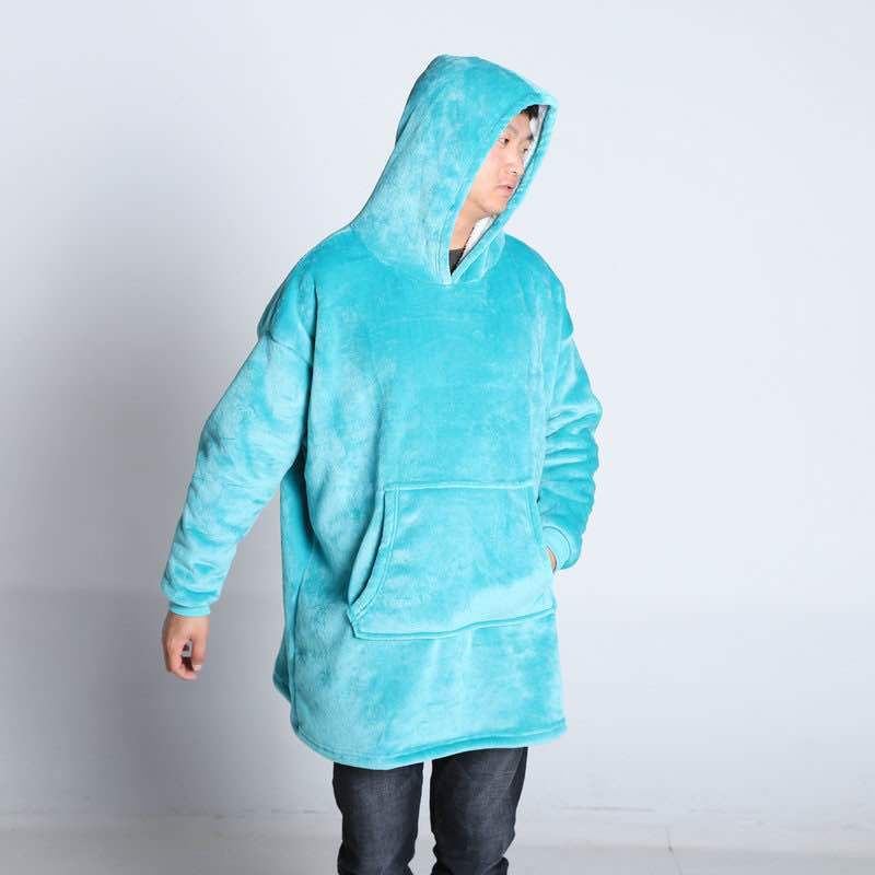 Damen Großer Kapuzenpullover mit kuscheligem Fleece und praktischen Taschen ModeGeist
