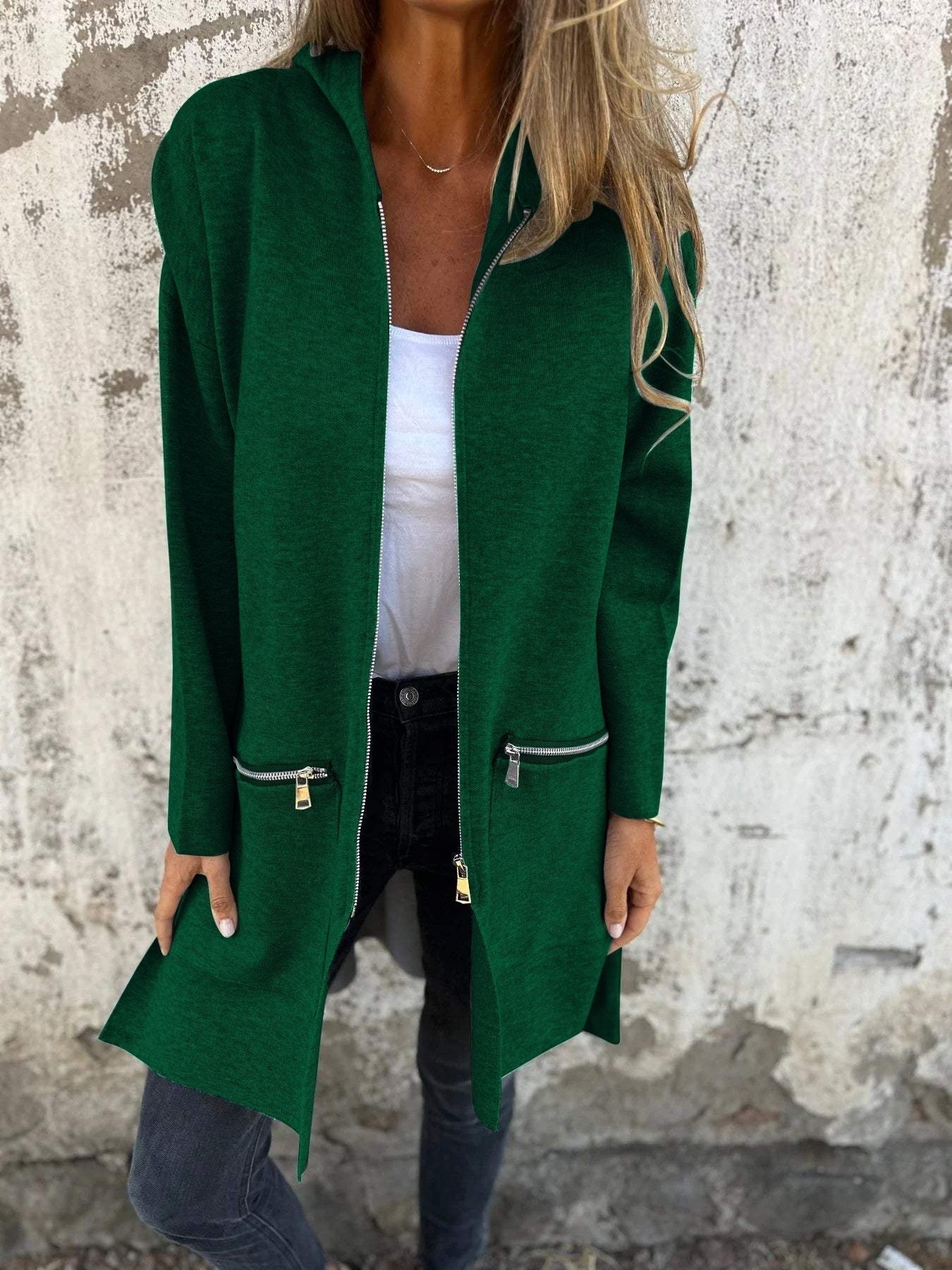Langer Kapuzenpullover für Damen von Fudus