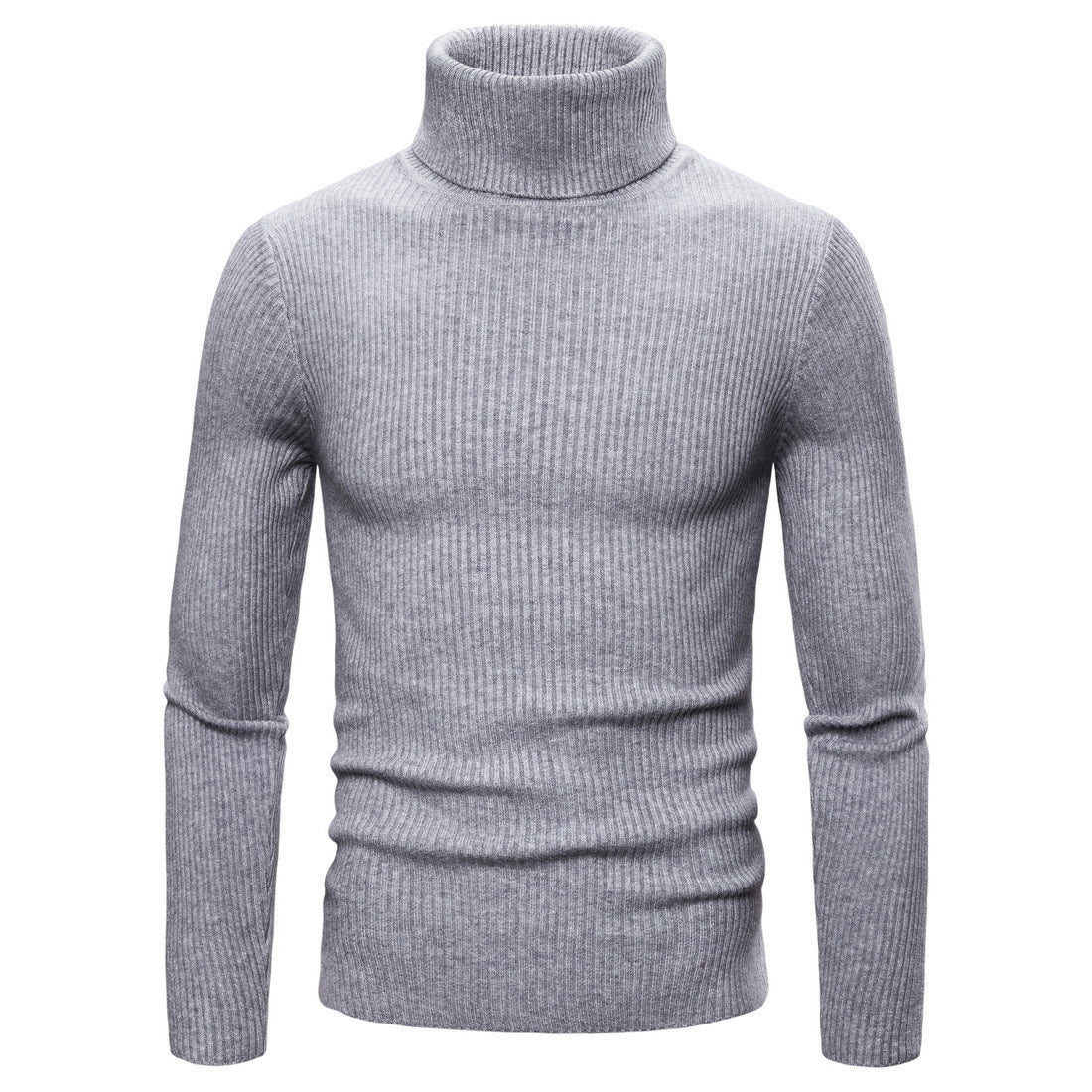 Herren modischer Rollkragenpullover aus hochwertigem Strick ModeGeist