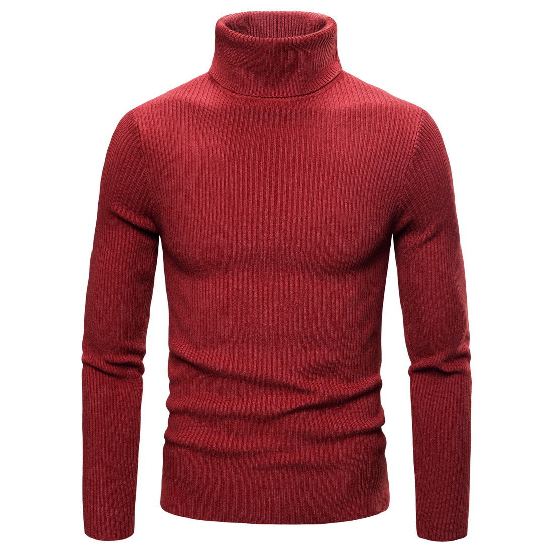 Herren modischer Rollkragenpullover aus hochwertigem Strick ModeGeist