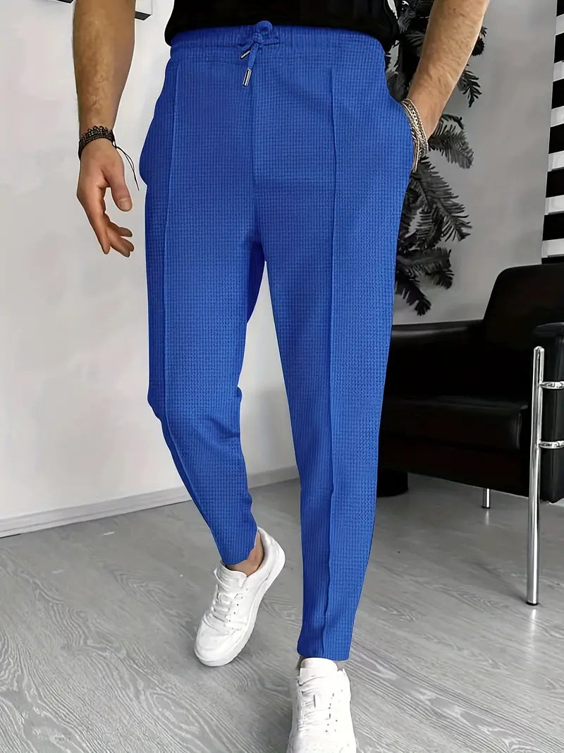 Herrenhose mit Waffelmuster - Marco