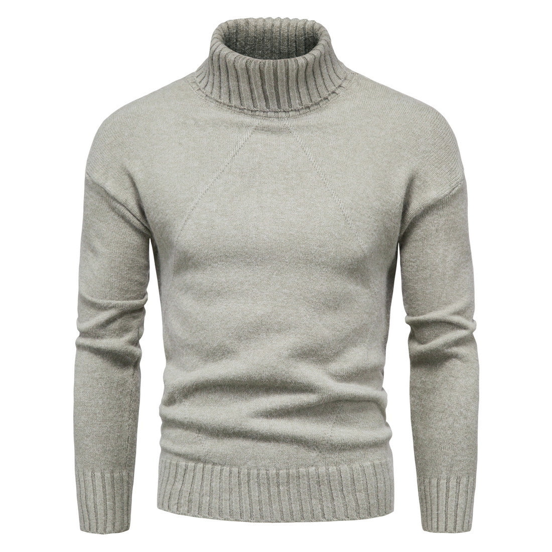 Damen Hochwertiger Rollkragenpullover mit luxuriösem Strickmuster ModeGeist