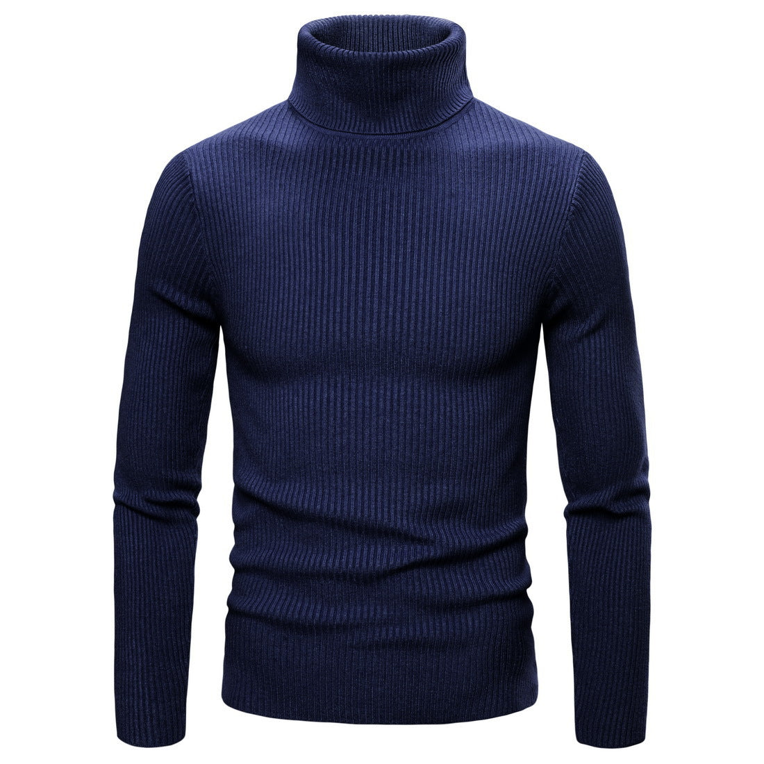 Herren modischer Rollkragenpullover aus hochwertigem Strick ModeGeist
