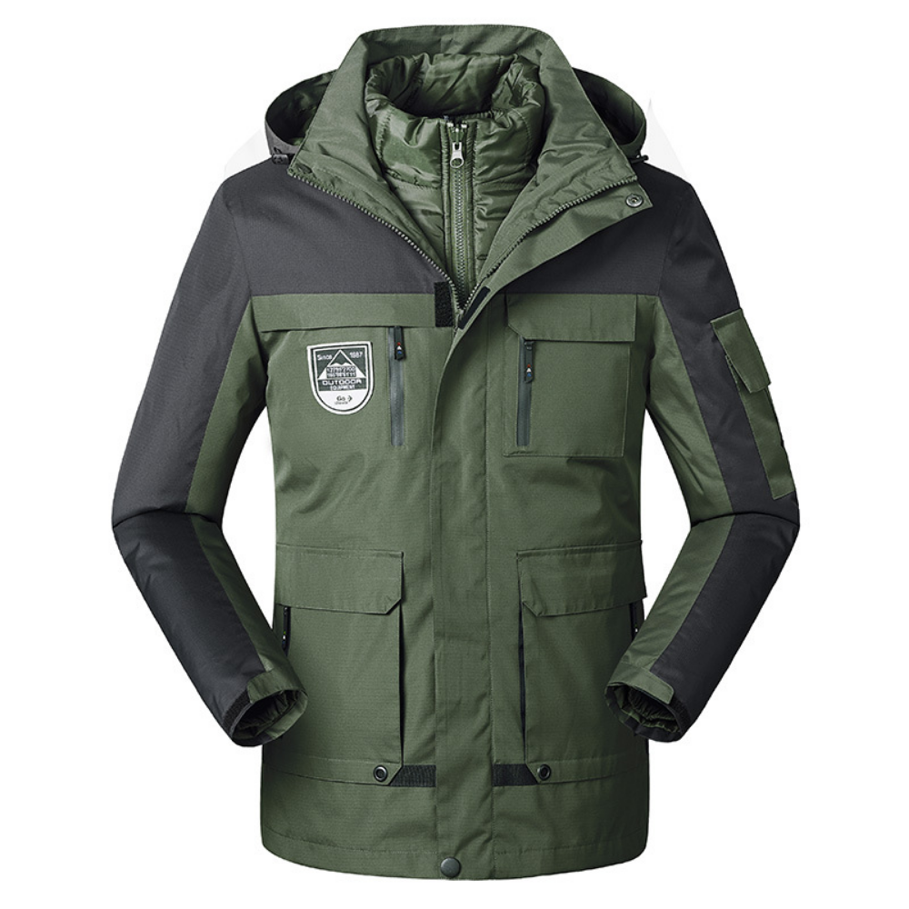 ModeGeist | Gestepptes Double-Jacket - Veil