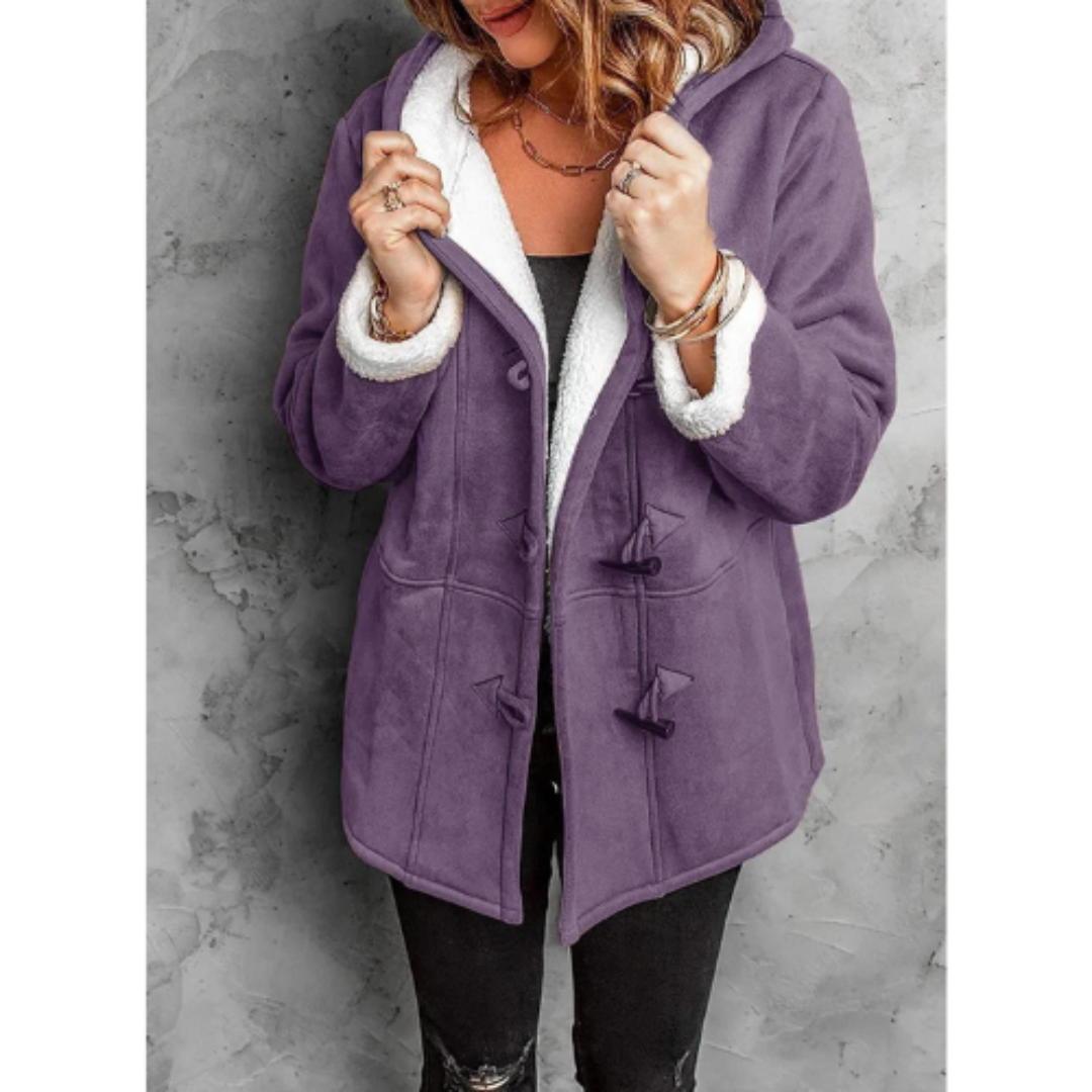 ModeGeist | Damen Warme Kapuze Jacke - Winter